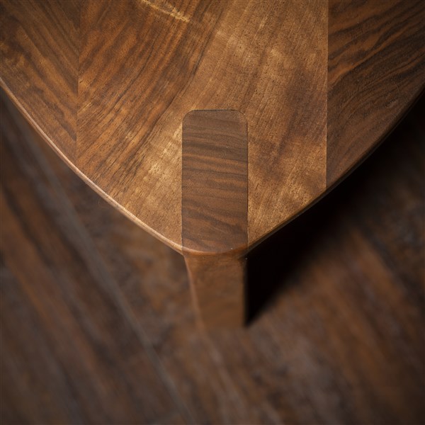 Walnut small (7) Drvena hoklica S30 Orah