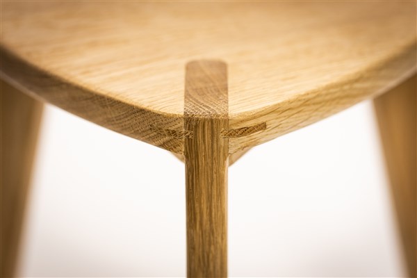 meda furniture 3 (57) Drvena hoklica Hrast S30