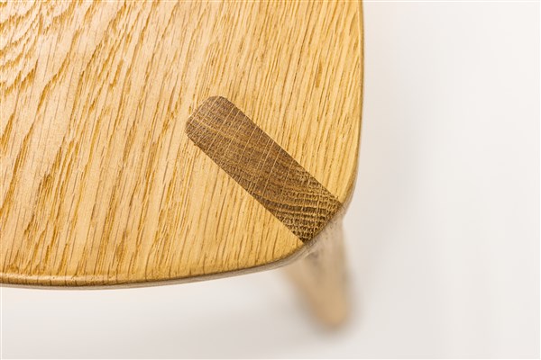 meda furniture 3 (58) Drvena hoklica Hrast S30