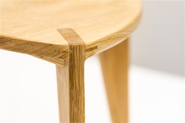 meda furniture 3 (59) Drvena hoklica Hrast S30