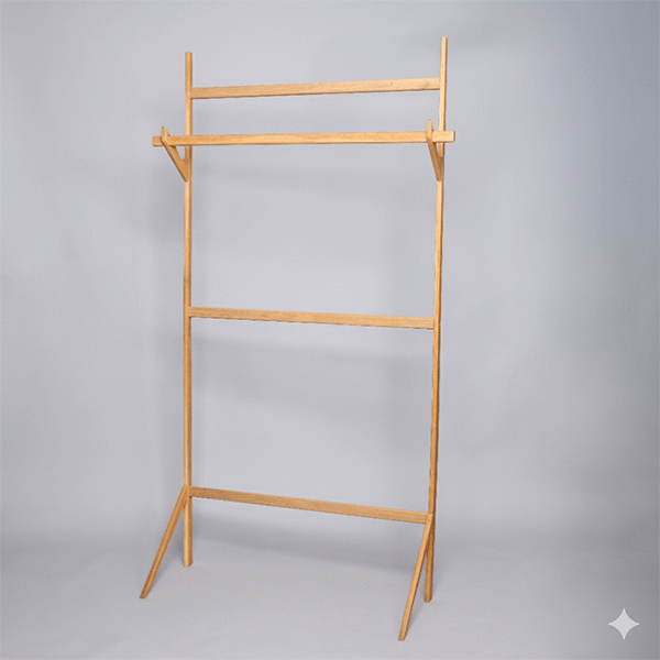 Vesalica-hrast-1 Drveni stalak hrast