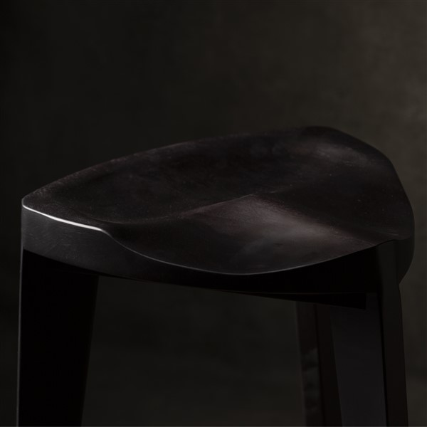 _D7A8536 Drvena barska stolica crna