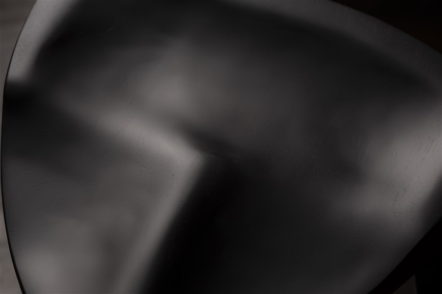 _D7A8538 Drvena barska stolica crna