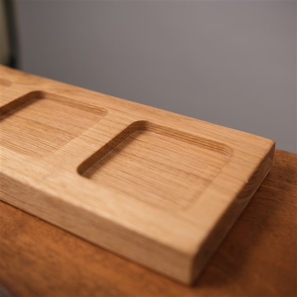 Trio hrast – Višenamenska drvena činija od punog hrasta Trio hrast – Višenamenska drvena činija od punog hrasta