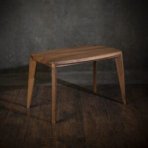 Drveni stočić Nora od oraha 70x40x45 cm – japandi dizajn, Meda Furniture